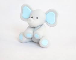 Baby Elephant Cake Topper Baby Shower Gift Pink Etsy Baby Elephant Cake Elephant Cake Toppers Elephant Cakes