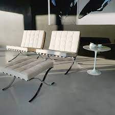 Prevalent in office lobbies and architects' homes, the barcelona chair has seen. Knoll International Barcelona Stool By Ludwig Mies Van Der Rohe 1929 Designer Furniture By Smow Com