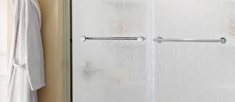 Bathroom Shower Doors Privacy Glass Patterned Etched Opaque Textured Delta Design Style