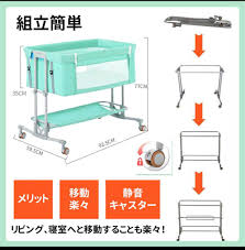 特別訳あり特価】 はるたろうさん専用 お値下げ ベビーベッド キャスター付き 移動 ベッド - nalcab.org