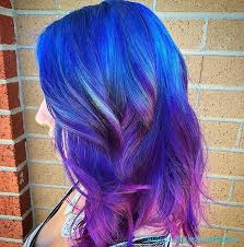 Blue Navy Purple Pink Galaxy Rainbow Mermaid Unicorn Hair Blue Purple Hair Pink Purple Blue Hair Pink Purple Hair
