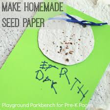 Take your greetings card and place it on the soil in your pot or in planting bed. Earth Day Project Making Homemade Seed Paper Pre K Pages