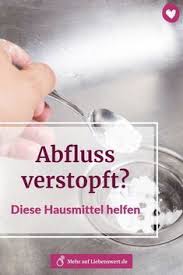 Abfluss Verstopft Diese Hausmittel Helfen Hausmittel Abfluss Verstopft Hausmittel Putzmittel Selbstgemacht