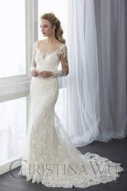Christina Wu Brides 15639 Illusion Lace Beads Christina Wu Wedding Dress Bridal Dresses Wedding Dress Styles