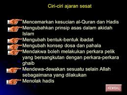 Pengenalan ajaran sesat adalah satu fenomena yang mengancam keharmonian masyarakat Ajaran Sesat
