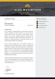 Modern Cover Letter Word Template Download For Word Format