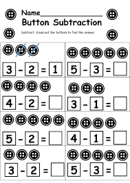 Free Subtraction Printable For Kindergarten