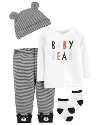 4 Piece Babysoft Take Me Home Set Boy Outfits Organic Baby Clothes Carters Baby Boys