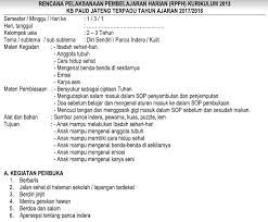 Tema diri sendiri subtema panca indra. Rpph Tk Paud Kurikulum 2013 Kelompok Usia 2 3 Tahun Tema Diri Sendiri Subtema Panca Indera Administrasi Tk Paud