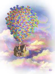 Maybe you would like to learn more about one of these? Up Up And Away Nathan Hall Disney Paintings Disney Wallpaper Up Pixar
