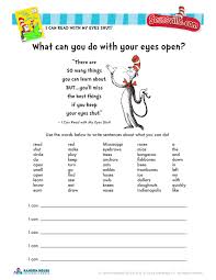 Use one third of the mack flash trivia answer booklet found here: Dr Seuss Printables And Activities Brightly