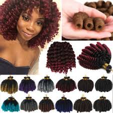 These tight bouncy curls give a very delicate, feminine, romantic spiral curls can be done permanently or temporarily. 5 Packs Ringlet Wand Curl Jamaican Bounce 6 Inch Hair Crochet Braid Extension Us Ebay