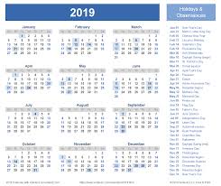 2019 Calendar Templates And Images
