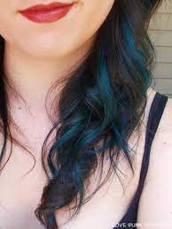 Just A Little Bit Underneath So It Can Peek Out Hair Styles Teal Hair Hair Inspiration