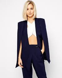 How To Wear A Caped Blazer To The Office Career Girl Daily Prom Outfits Fashion Cape Blazer
