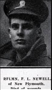 Today we remember 56825 Rifleman Frank Leslie Newwell NZ Rifle Brigade NZEF  Remembered