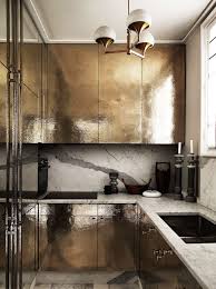What S Hot 8 Beautiful Gold Brass And Hammered Metal Kitchens Parisian Kitchen Kitchen Remodel Cost Kitchen Remodel Small