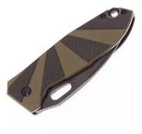 Cr2440 Crkt Heron Navaja Con Clip Filo Liso Fibra Carbon ...
