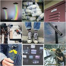 You don't have to make every garment a soft hue, but you . Vintage Soft Grunge Moodboard