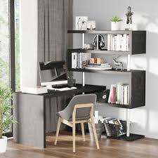 Homcom computer desk pc table w/ storage shelves keyboard tray home office black|aosom.co.uk. Homcom Black Home Office Furniture For Sale In Stock Ebay