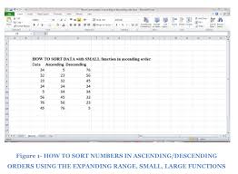 Excel automatically tries to alphabetize vertically by column, but you can easily adjust this setting to sort horizontally by row. Excel Formula Sort Numbers Ascending Or Descending Excelchat