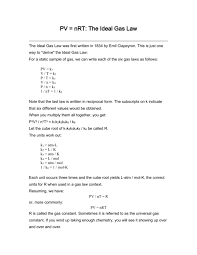 May 28, 2019 · value of ideal gas constant in si unit. Pv Nrt The Ideal Gas Law
