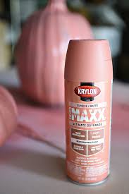 Diy Coral Gold Pumpkin Tutorial Monica Wants It