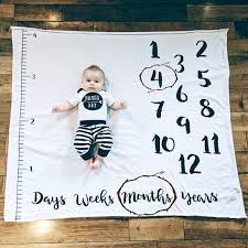 Baby Meilenstein Decke Und Meilenstein Bettwasche Macht Das Beste Baby Einzigartige Baby Geschenke Geschenke Fur Babyparty Coole Babygeschenke