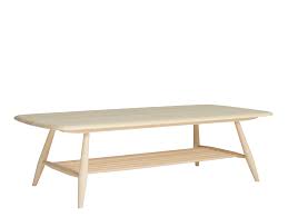 A coffee table, also called a cocktail table, is a style of long, low table which is designed to be placed in front of a sofa, to support beverages (hence the name), magazines, feet, books (especially coffee table books), and other small items to be used while sitting, such as coasters. Originals Coffee Table Ercol Furniture