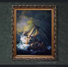 Oct 15 a storm on the sea of galilee. Rembrandt Van Rijn Christ In The Storm On The Sea Of Galilee Etsy