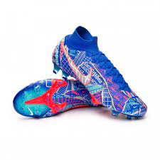 In den 90er jahren erreichte die marke sancho eine rekordproduktion und exportierte etwa 300.000 paar schuhe, hauptsächlich auf dem europäischen markt. Football Boots Nike Nike Mercurial Superfly 7 Elite Se Jadon Sancho Fg Racer Blue White Aurora Green Black Futbol Emotion