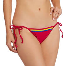 Swim Supergirl Banded String Bikini Swimsuit Bottom - Walmart.com