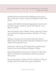 3 Tips For Choosing Your Mass Music Spoken Bride Wedding Ceremony Songs Catholic Wedding Songs Wedding Songs