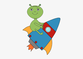 Are you searching for space clipart png images or vector? Moon Clipart Alien Alien In Space Clipart 373x500 Png Download Pngkit