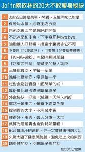 臺灣女星jolin 不敗 瘦身祕訣 try it health info health health tips