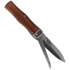 This knife comes from czech company mikov. Mikov Automatic Spring Knife Predator Wood With Saw 241 Nd 2 Kp Best Price Check Availability Buy Online With Fast Shipping