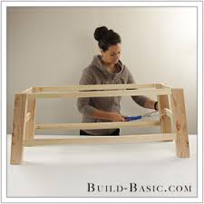 The first step of the woodworking project is to build the frame of the coffee table. Build A Diy Coffee Table Build Basic