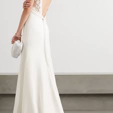 The bride wore an elegant halter top wedding gown adorned with a simple crystal belt. 17 Best Simple Wedding Dresses Of 2021