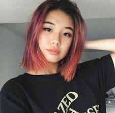 58 Ideas Hair Pink Asian Short Hair Color Asian Hair Styles Hair Color Orange