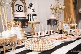 One option is to purchase chocolate bars and wrap them with a striped cover and a tape a piece of string on both sides to make it look like a chanel purse! Chanel Inspired Bridal Shower Ideas Themes Chanel Bridal Shower Chanel Birthday Party Chanel Bridal Shower Theme