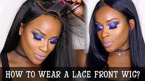 Currently, the most popular way to wear a lace wig is gluing the front lace trim along the hairline, and press it to make the lace melt into the skin to get an undetectable natural looking. How To Wear A Lace Front Wig An Easy Method That Works For All