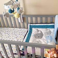 Circo 4pc Crib Bedding Set Whales N Waves Crib Bedding Boy Nautical Baby Room Cribs