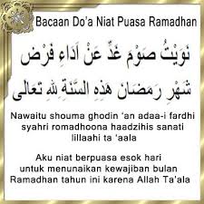 Maybe you would like to learn more about one of these? Bacaan Doa Niat Puasa Ramadhan Lengkap Arab Latin Artinya