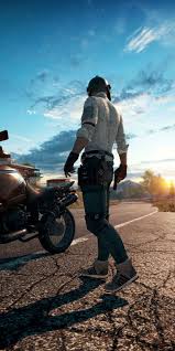 Playerunknown S Battlegrounds Online Game Biker 1080x2160 Wallpaper Gaming Wallpapers Game Wallpaper Iphone Mobile Wallpaper