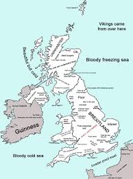 Stereotypes In The Uk Map Of Britain Funny Maps Map