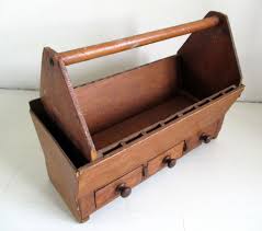 I was driving home a few weeks ago and i saw an old metal toolbox sitting at the end of someone's driveway with a power wood tools make life for the woodworker much, much easier. 1940s 1950s Handmade Wooden Tool Box With Several Catawiki