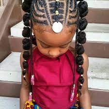 15 Super Cute Protective Styles For Your Mini Me To Rock This Summer Black Kids Hairstyles Girls Braids Little Black Girls Braids