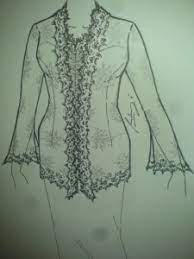 Cara membuat sketsa gaun pesta youtube. 20 Sketsa Kebaya Kartini Inspirasi Terkini