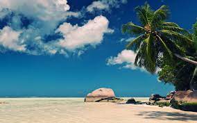 Foto pemandangan alam di laut. Beach Wallpapers Laut Pantai Wallpaper Pemandangan Alam Beach Wallpaper Beach Hotel Resort Beach