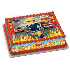 Mr loulou est un fan inconditionné de pompier et plus pour organiser son anniversaire, utilisez ce kit #anniversaire pompier, dans lequel vous trouverez 5. Kit Easycake Sam Le Pompiers A4 Thema Deco